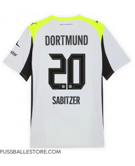 Günstige Borussia Dortmund Marcel Sabitzer #20 Auswärtstrikot 2025-26 Kurzarm